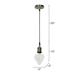 Fos  EdisonAntq-Filament-Heart-LED-HL1